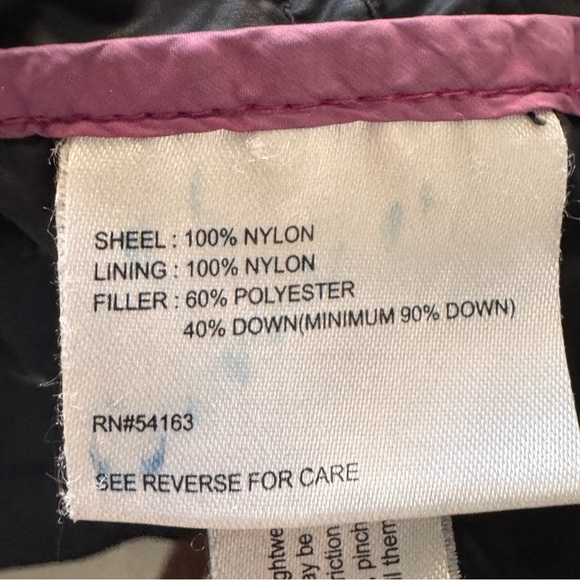 Calvin Klein packable lightweight women’s down Black Puffer Jacket size XL - Picture 4 of 7